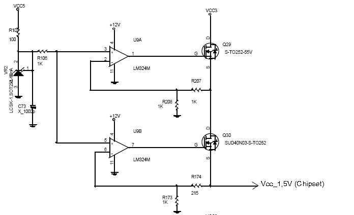 Dạng 2 mạch nối tiếp nhau (IC LM324)