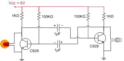 Mạch dao động đa hài sử dụng 2 Transistor