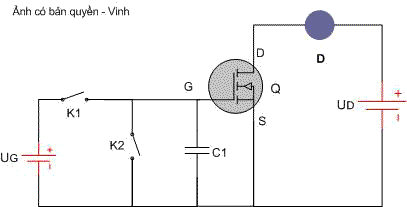 mạch thí nghiệm sự hoạt động