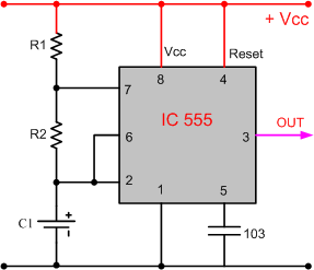 mạch dao động tạo xung bằng ic