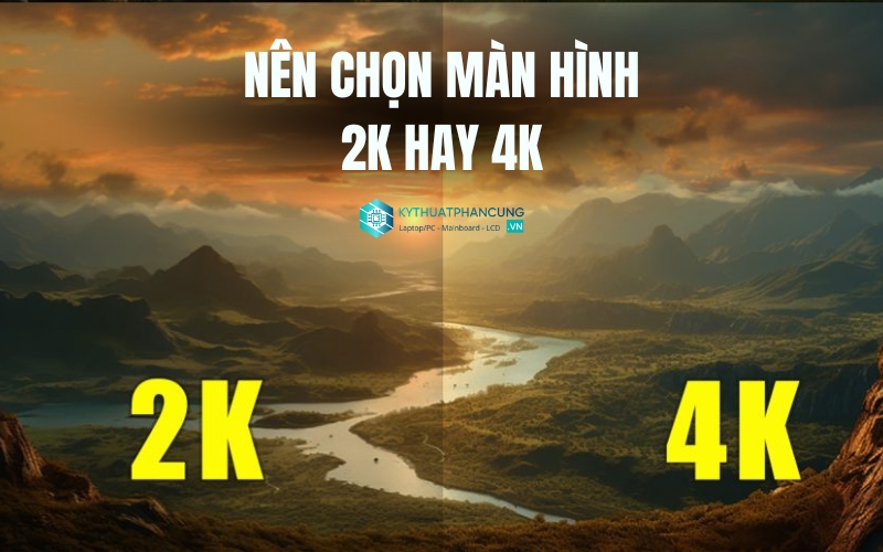 nên chọn màn hình 2k hay 4k