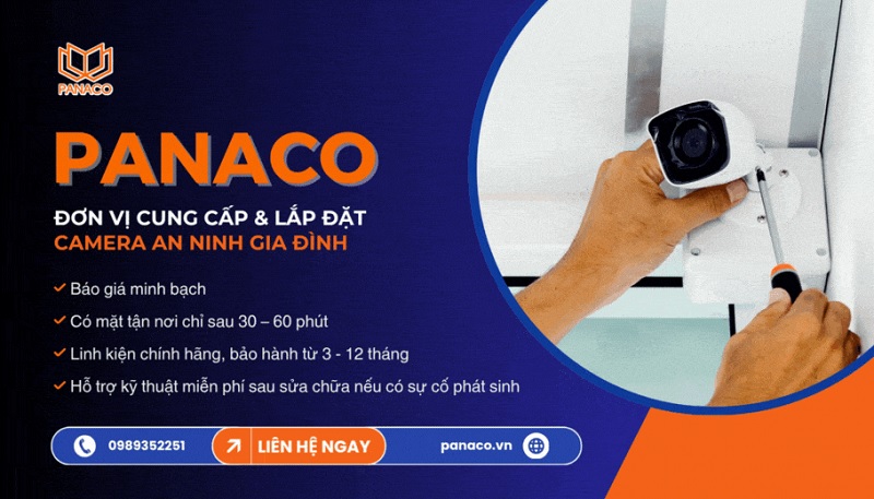 lắp đặt camera gia đình tại panaco